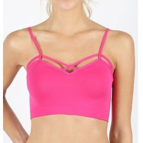 Strappy seamless bra- choose your colors! NWT! - Picture 2 of 8
